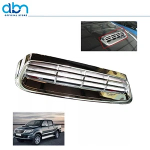 Chrome Hood Scoop Turbo Cover Trim For Toyota Hilux Vigo Sr 5 2005-2009 M262 - Picture 1 of 5