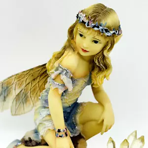 Crisalis Collection Faerie Figurine “THE CRYSTAL KEEPER” By Christine Haworth - Picture 1 of 12