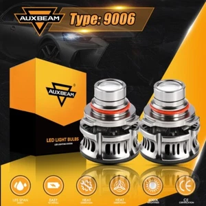 AUXBEAM 52W 9006 LED Foglight Bulb Kit Super 6500K Fog Lights Range Reach 200m - Picture 1 of 12