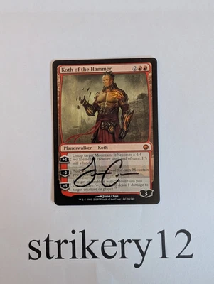 1x Koth of the Hammer – Scars of Mirrodin – Signed by Jason Chan – MTG - Image 1 of 2