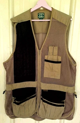 Gander Mountain Guide Series Hunting Vest XL Zip Front 2pockets + Pouches... - Image 1 of 4