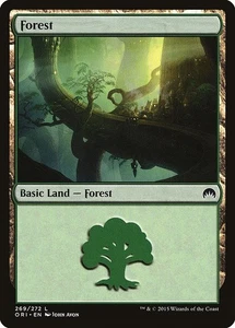 Forest #269 4x FOIL ORI MTG Magic Origins Basic Land MINT green - Picture 1 of 1