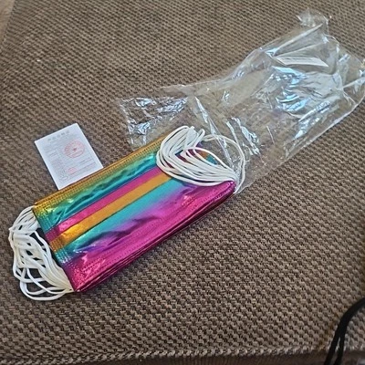 17- Bling Face MasksFashion Sparkly Face Mask, Cotton Stretchable String - Image 1 of 4