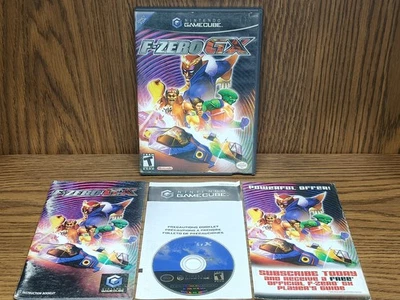 F-Zero GX (Nintendo Gamecube) CIB + Insert Black Label Authentic Rare Working - Image 1 of 4