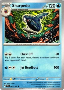 Sharpedo Non-Holo SV05: Temporal Forces 043/162 NM Uncommon - Picture 1 of 2