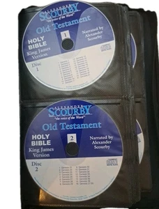 Alexander Scourby AUDIO Bibel alter Test - 46 CD & 16 neue Test J.Jones CD's - wie neu - Bild 1 von 5