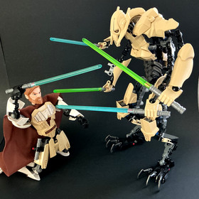 Lego Star Wars: Gen. Grievous  + Obi-Wan Kenobi. 75112, 75109.  Complete