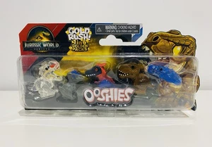 Ooshies Gold Rush Jurassic World Rebirth 5 Pack 2025 Release Head start New - Picture 1 of 3