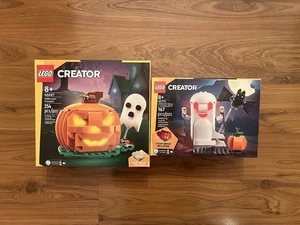 LEGO Creator 40697, 40772 Halloween Pumpkin & Ghost BRAND NEW IN SEALED BOXES!! - Picture 1 of 2