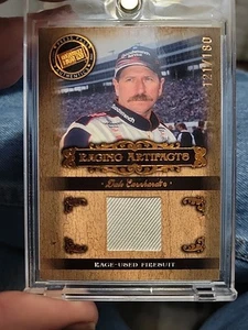 PRESS PASS LEGENDS DALE EARNHARDT SR. AUTO RACING RACE USED FIRESUIT PATCH /180 - Picture 1 of 1