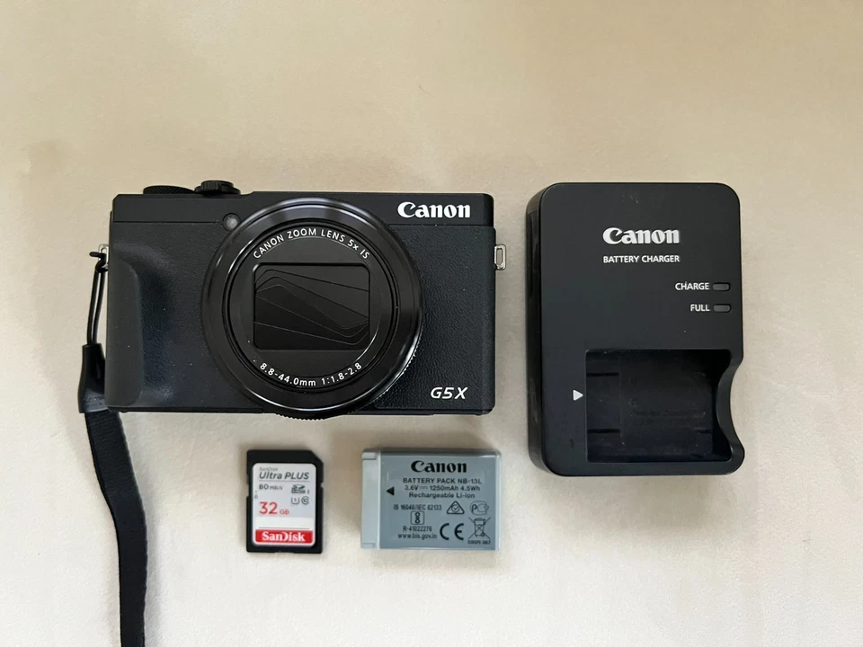 Canon PowerShot G5 X Mark II Digital Camera w/ 1 Inch Sensor, Wi-Fi & NFC - Image 1 of 4