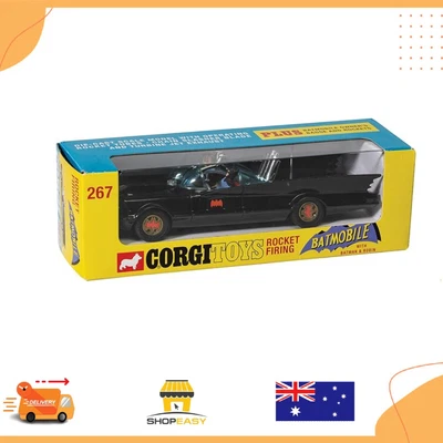 Corgi - Die-Cast Model Cars - RT26701 Batmobile with Batman and Robin - Souvenir - image 1 of 4