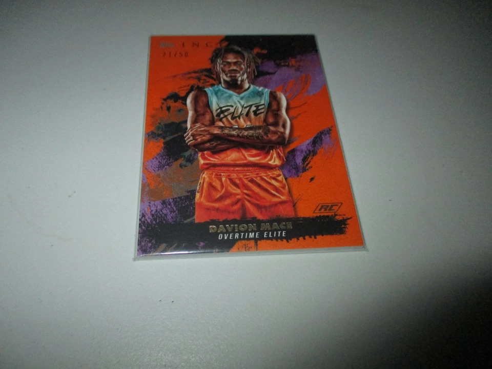 Davion Mace 2021-22 Topps Inception OTE Overtime Elite Orange RC #39 /50 - Image 1 of 1
