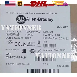 NUOVO 2097-V33PR5-LM Kinetix 350 2,0 kW servoazionamento AB 2097 V33PR5 LM senza tasse USA - Foto 1 di 1