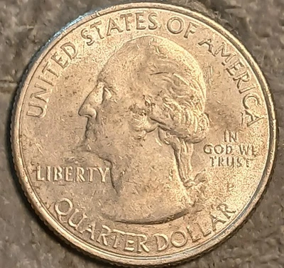 2015 P Bombay Hook Quarter Strike Through Grease Error - Image 1 of 4