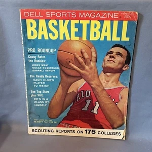 Vintage 1961 Basketball Sports Magazine Print Ads Dell Bob Cousy Oscar Robertson - Picture 1 of 6