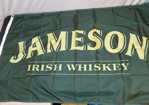 Jameson Irish Whiskey Flagge Banner 3 * 5 Fuß mit 2 Messing Ösen Man Cave Bar - Bild 1 von 7