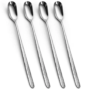 9.1-Inch Long Handle Iced Tea Spoon Ice Cream Spoon Long Coffee Spoons Stainl... - Picture 1 of 7