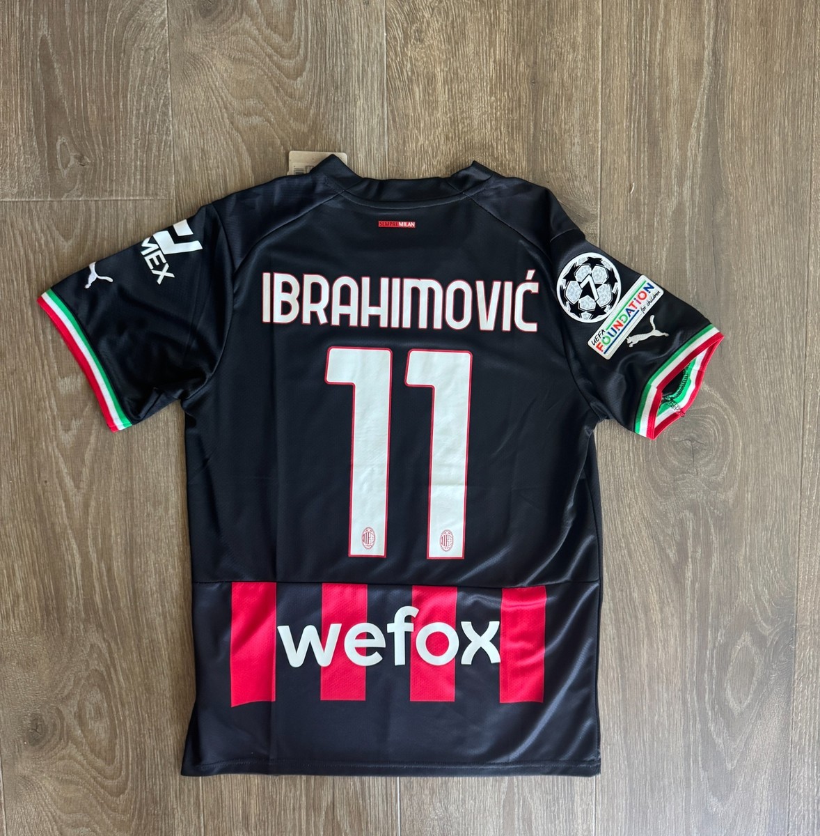 ac milan black jersey products for sale | eBay
