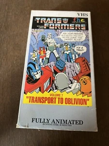 The Transformers Volume 7 Transport to Oblivion VHS 1984 FHE - Picture 1 of 9