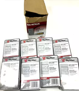 8 Pack Hubbell TayMac Gray Plastic Toggle Covers for Wet Locations Lockable - Picture 1 of 6