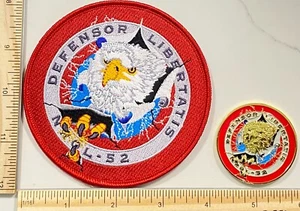 JUEGO DE PARCHES MONEDA Y NROL DESAFÍO MILITAR - NROL 52 DEFENSOR LIBERTATIS NROL-52 - Imagen 1 de 3