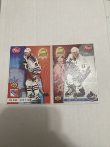 1998-99 UD Kraft Collection Post Cereal Wayne Gretzky #G4 & Mark Messier #14