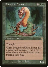 Penumbra Wurm Apocalypse PLD Green Rare MAGIC THE GATHERING MTG CARD ABUGames