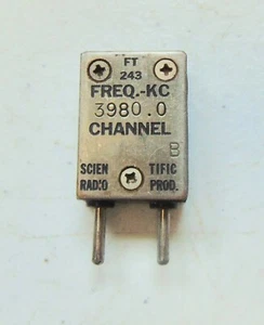 3980 KC 80 meter Ham Military Radio FT-243 Vintage Quartz Crystal - Picture 1 of 2