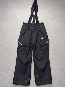 Gerry Snow Bib Overalls Youth Boys Large Black Outdoor Winter Ski Snowboard - Picture 1 of 11