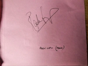 RADU LUPU - PIANIST - JUNICHI HIROKAMU - CONDUCTOR - AUTOGRAPHS - Picture 1 of 2