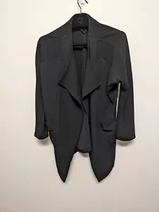 Blue Juice Women's Pure Cashmere Black Long Sleeve Polyester Cardigan - Size 10 - Picture 1 of 8
