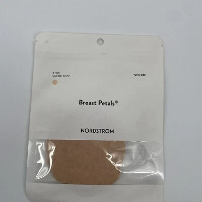 Nordstrom Women's Breast Petals 6 Pair in the color Beige, One Size, NWT - Image 1 of 4