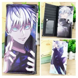 Anime Jujutsu Kaisen Satoru Gojo Purse Long Wallet Anime Cosplay Purse Gift - Picture 1 of 1