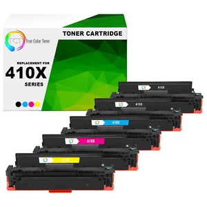 Tóner TCT 5PK 410X CF410X CF411X CF412X CF413X para impresora multifunción HP LaserJet Pro M452 M477 - Imagen 1 de 6