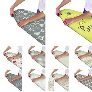 Ironing Board Cover Elasticated Easy Fit Double Layer Heat Reflective Backing - Picture 1 of 45