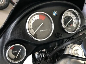 For Motorcycle BMW F650 F650 ST Chrome Gauge Trim Dial Rings Polished Alloy x3 - Picture 1 of 8
