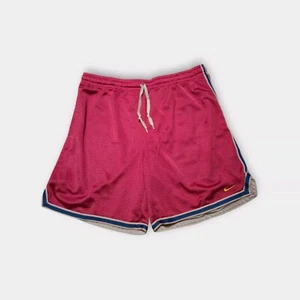 Nike Youth Pink Athletic Shorts Basketball Running Mesh Drawstring Youth 8-9 - Picture 1 of 4
