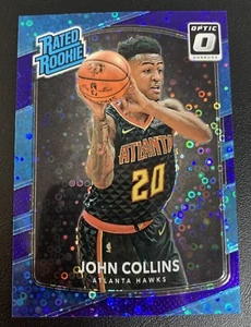 JOHN COLLINS Optic ROOKIE PURPLE REFRACTOR "FAST BREAK" SSP Parallel RC #'d/155  - Picture 1 of 11