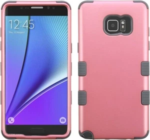 Stylische Dual Layer-Hülle Pearl Pink & Iron Gray für Samsung Galaxy Note 7 - Bild 1 von 3