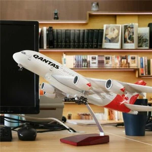 Qantas A380 Large Plane Model A380 45Cm Stand (NO LED LIGHTS) - Picture 1 of 4