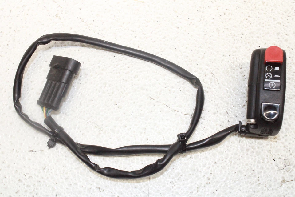 16-20 APRILIA RSV4 RR OEM RIGHT CLIP ON HANDLE KILL OFF START SWITCH - Image 1 of 4