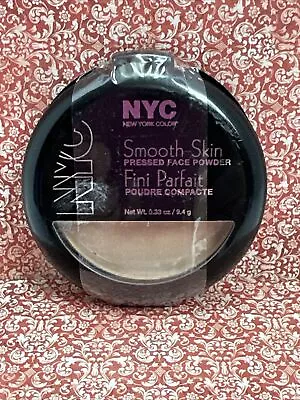 1 ~ NYC Smooth Skin Pressed Face Powder 704A WARM BEIGE SEALED - Image 1 of 3