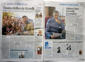 Tagebuch 2014: KENDJI GIRAC_JULIEN CLERC - Bild 1 von 1