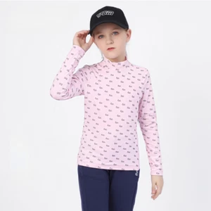 Girls Shirt Long Sleeve Golf Clothing Keep Warm Outdoor Sports Bottoming-Shirt - Picture 1 of 14