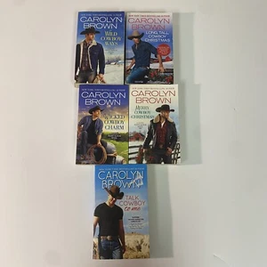 CAROLYN BROWN 5 Paperback Cowboy Romance Novels lot/bundle, Good Condition - Bild 1 von 8