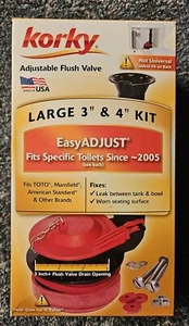 Korky 5030BP Adjustable Flapper and Flush Valve Kit 3 in. for American Standard - Picture 1 of 5