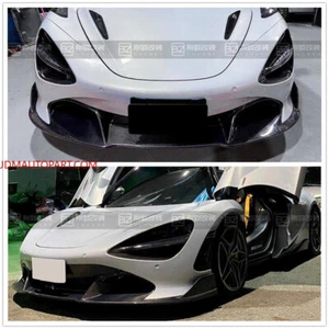 carbon fibre Front Bumper Lip kit Special Offer for Mclaren 720s 17-21 - Picture 1 of 9