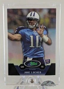 2011 eTopps #20 Jake Locker RC 615/749 - In Hand - Uncirculated Refractor - Bild 1 von 2