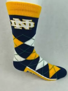 Notre Dame Fighting Irish Argyle Crew Anzugsocken Einheitsgröße - Bild 1 von 1